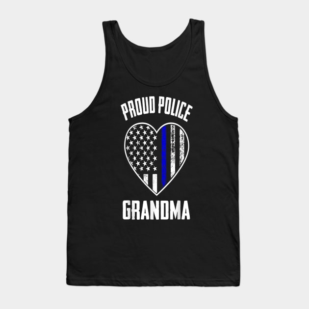 Proud police grandma Tank Top by brittenrashidhijl09